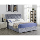 Casablanca Ottoman Storage Crushed Velvet Bed - Furniture Network