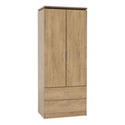 Charles Wardrobe 2 Door Wardrobe - Furniture Network