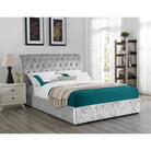 Casablanca Ottoman Storage Crushed Velvet Bed - Furniture Network