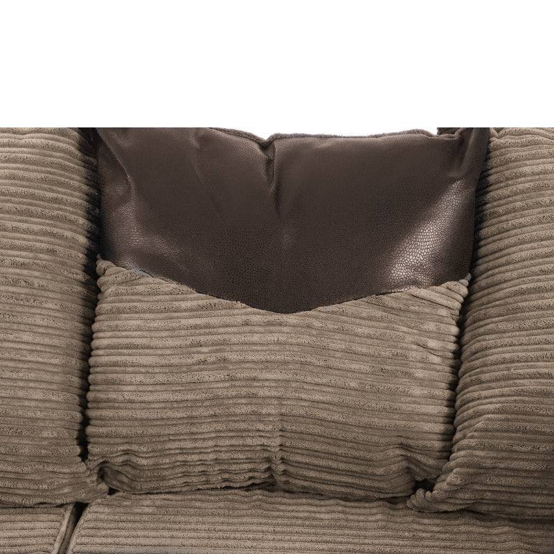 Dino Corner Sofa in Grey or Brown - Furniture Network