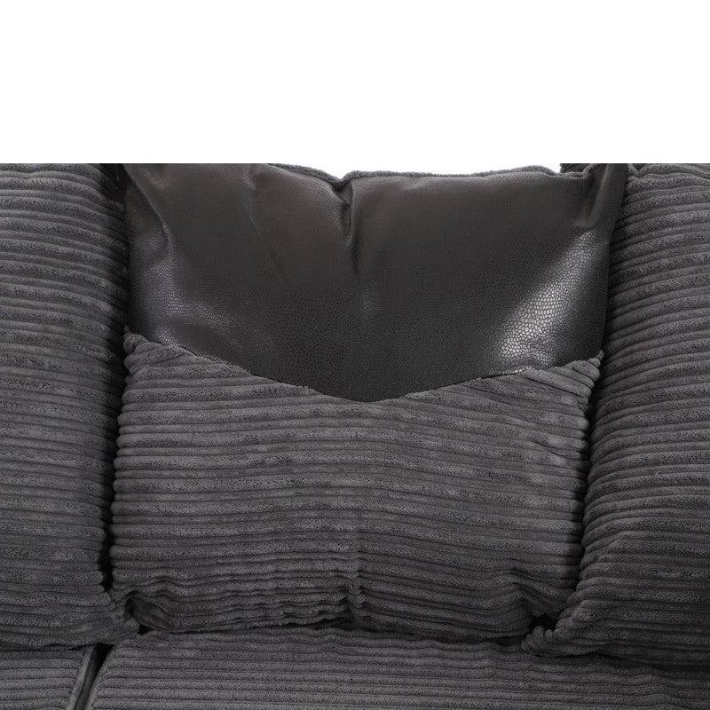 Dino Corner Sofa in Grey or Brown - Furniture Network