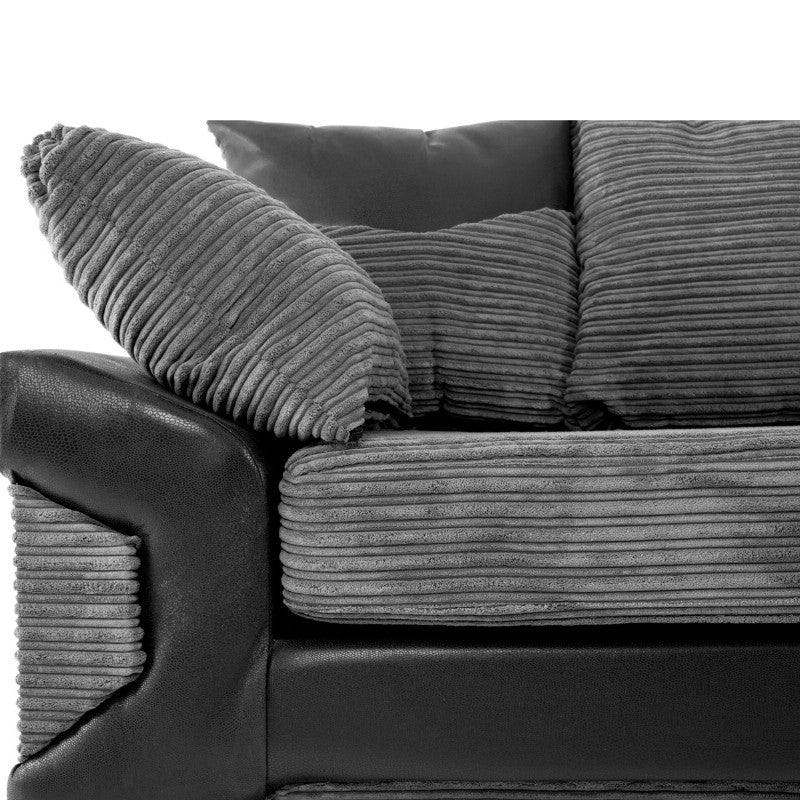 Dino Corner Sofa in Grey or Brown - Furniture Network