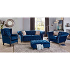 Bespoke Winchester Chesterfield 3+2 Sofa Set - Blue, Grey, Silver, Black, Green, Mustard - Furniture Network