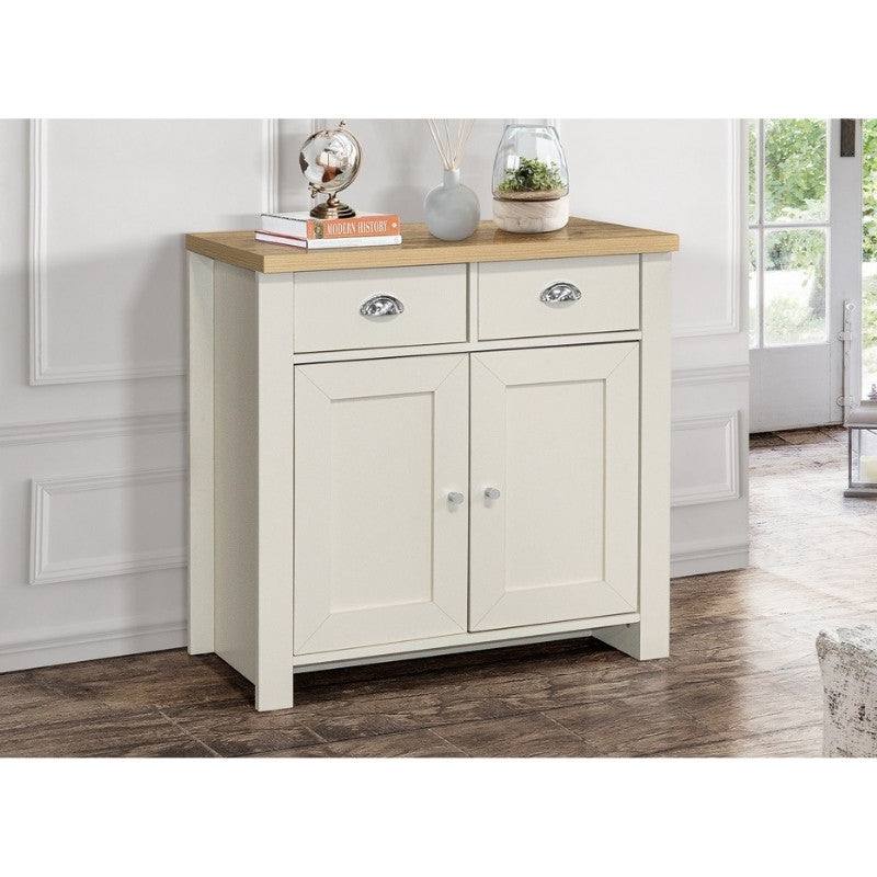 Highgate 2 Door 2 Drawer Sideboard - Cream, Navy, Grey - Furniture Network