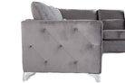 Paris Corner Sofa (Grey, Blue) - Furniture Network