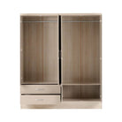 Nevada 4 Door 2 Drawer Mirrored Wardrobe - Furniture Network