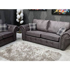 Oakland Leather 3+2 Sofa Set (Dark Brown) - Furniture Network