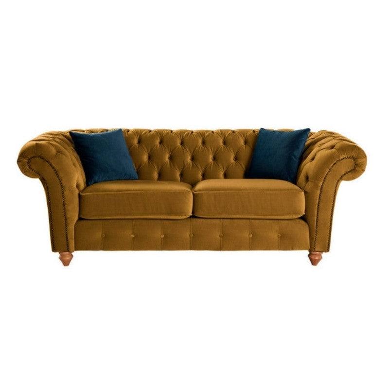 Bespoke Winchester Chesterfield 3+2 Sofa Set - Blue, Grey, Silver, Black, Green, Mustard - Furniture Network