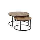 Quebec Round Coffee Table Set - Furniture Network