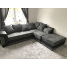 Dino Corner Sofa in Grey or Brown - Furniture Network