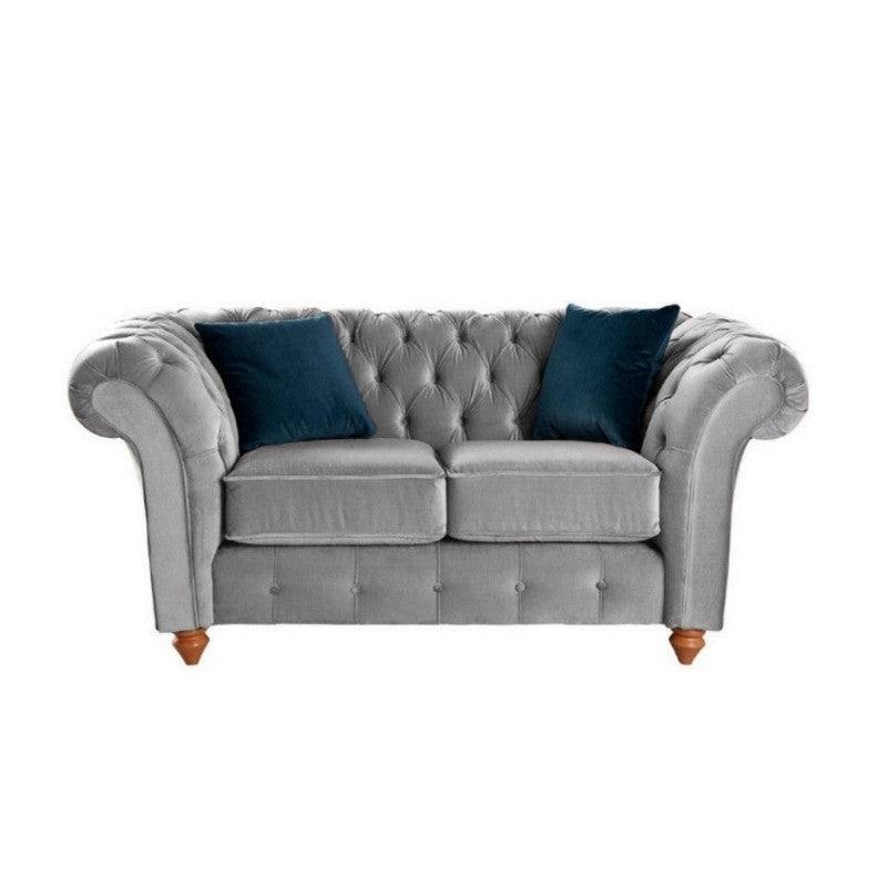 Bespoke Winchester Chesterfield 3+2 Sofa Set - Blue, Grey, Silver, Black, Green, Mustard - Furniture Network