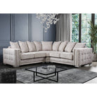 Bentley Scatter Back Corner Sofa in Beige - Furniture Network