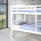 Ashbrook Solid Wood Bunk Bed White - Furniture Network