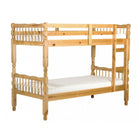 Milano Pine Bunk Bed - White or Pine Wood - Furniture Network