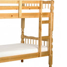 Milano Pine Bunk Bed - White or Pine Wood - Furniture Network