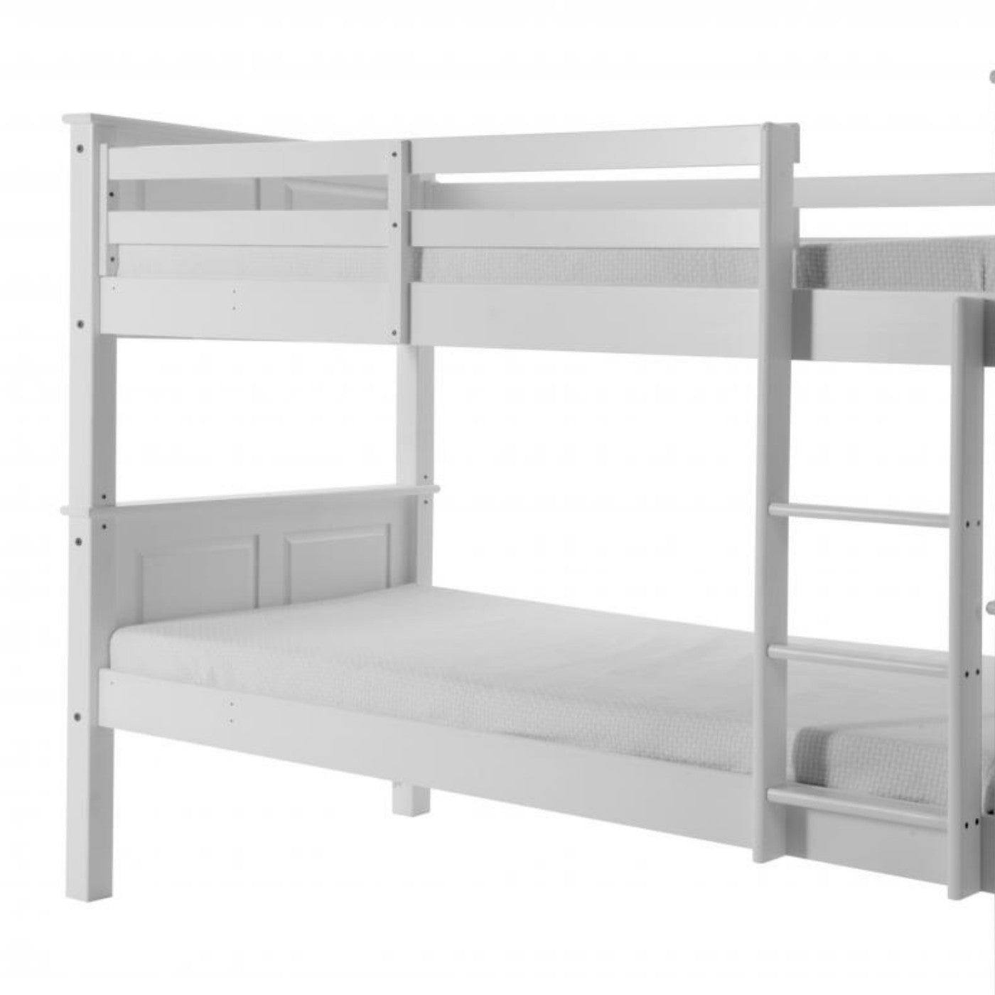 Corona White Bunk Bed for Children - Furniture Network