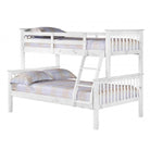 Porto Bunk Bed for Children - Double & Triple Sleeper in White or Pine - Furniture Network