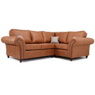 Oakland Leather Corner Sofa (Tan) - Furniture Network