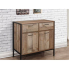 Urban 2 Door 2 Drawer Sideboard, Rustic Wood - Furniture Network