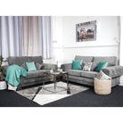 Verona 3+2 Sofa Set, Full Back (Grey, Mink) - Furniture Network