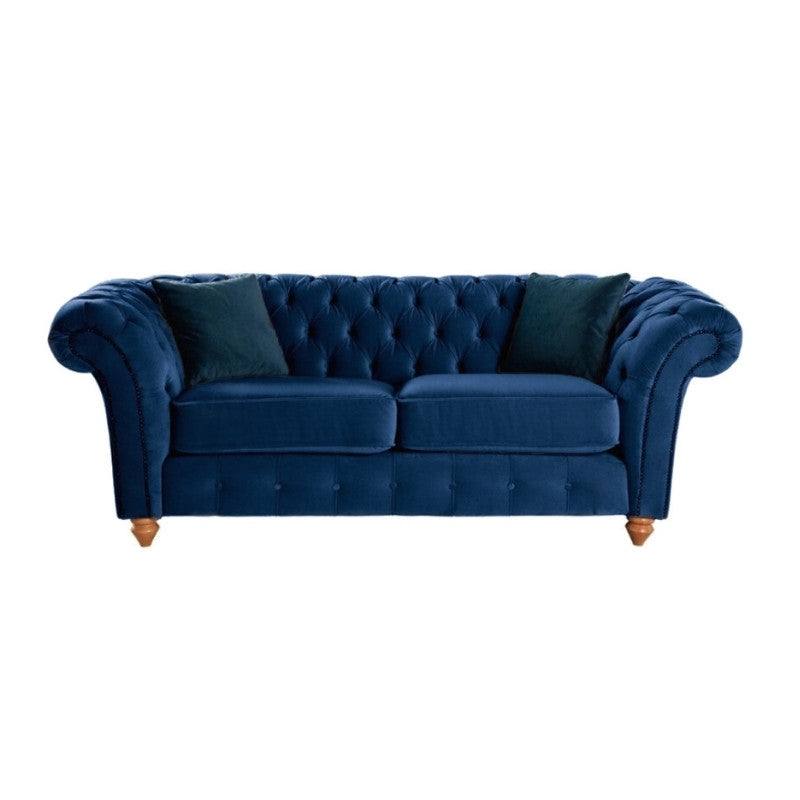 Bespoke Winchester Chesterfield 3+2 Sofa Set - Blue, Grey, Silver, Black, Green, Mustard - Furniture Network