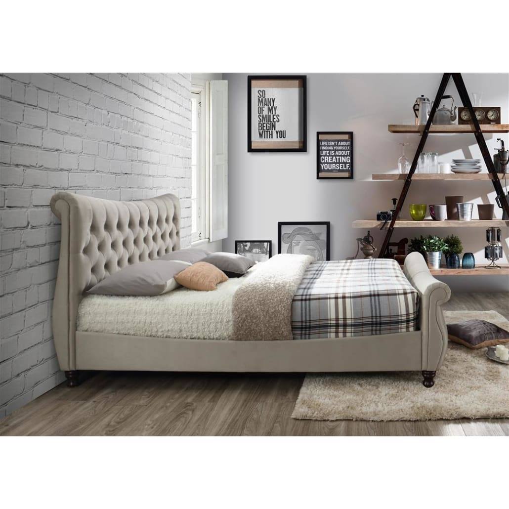 Luxury Fabric Copenhagen Bed - Furniture Network