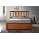 Phoenix Wooden Ottoman Bed - Grey, White, Oak, Pearl Grey - Furniture Network