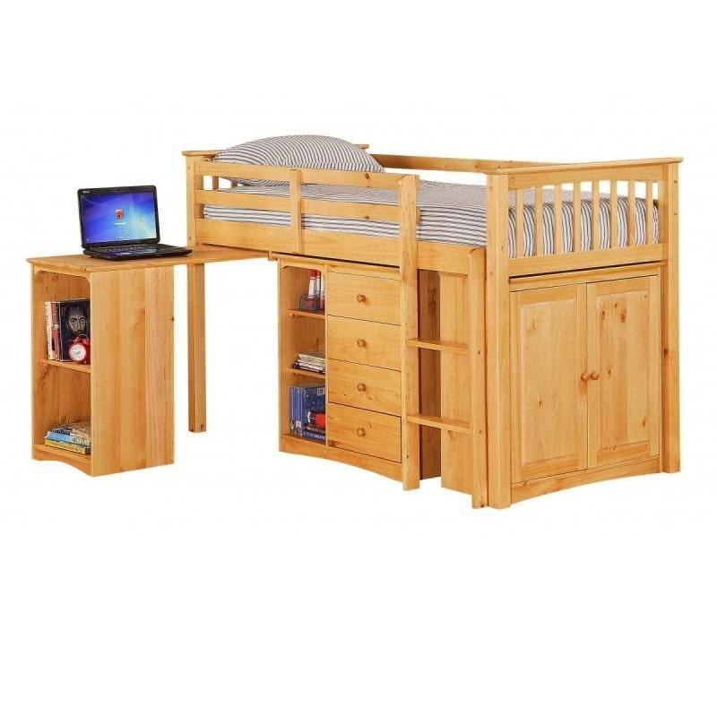 Porto Midi Sleeper with Desk, Chest & Bookcase - Furniture Network