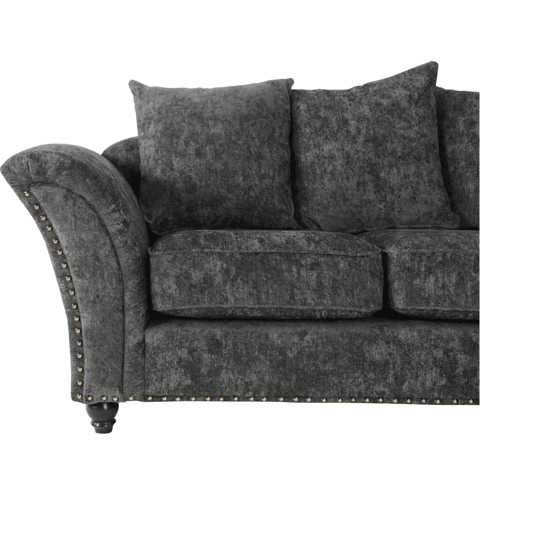 Sky Scatter Back Corner Sofa in Grey or Beige - Furniture Network